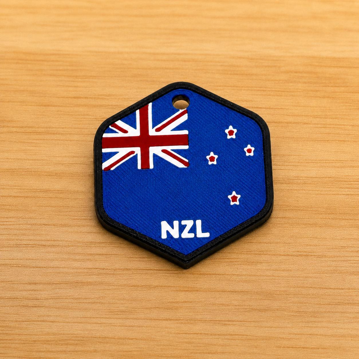3D Printed Country Flag Keychain, World Cup 2026 Soccer Fan Bag Charm angle 15
