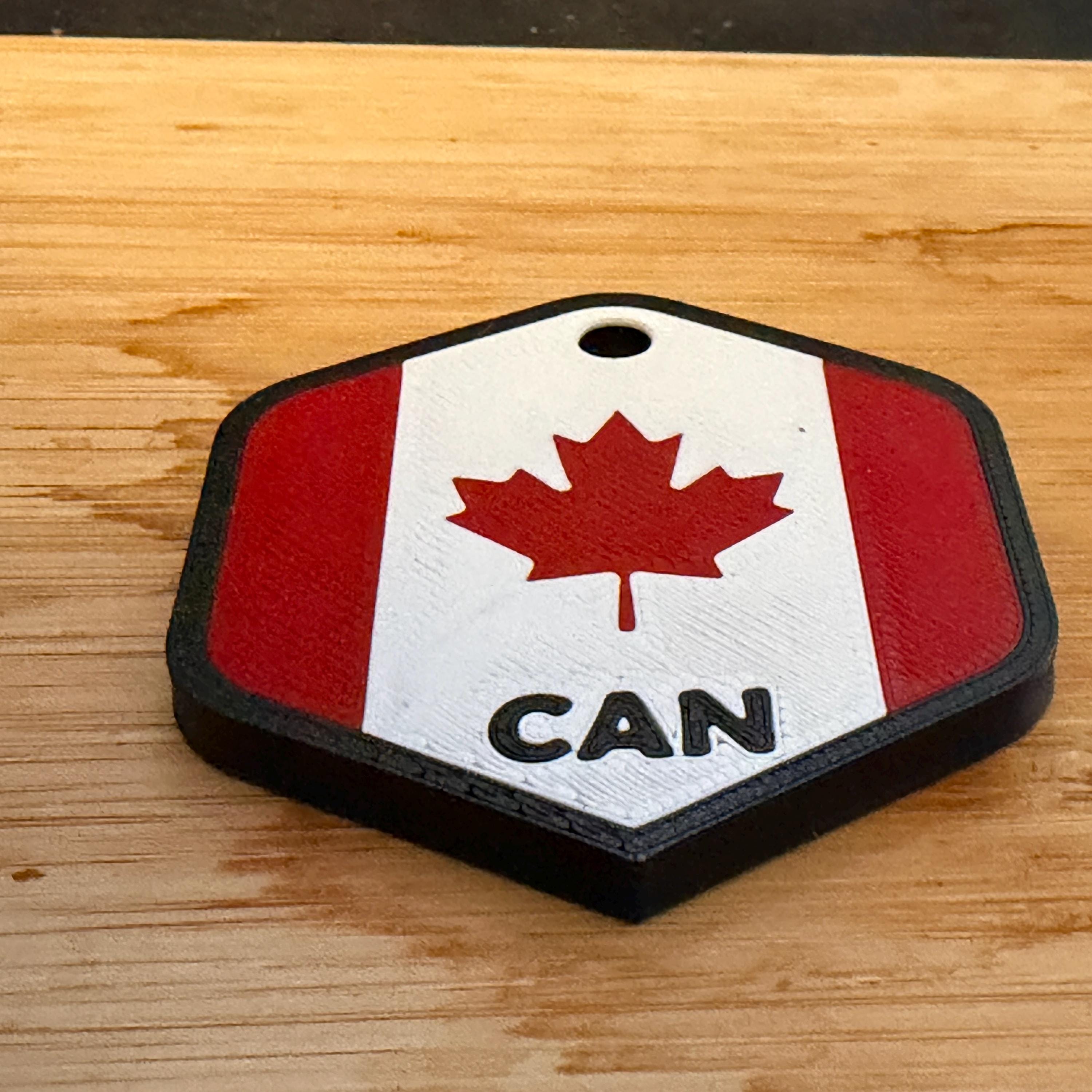 3D Printed Country Flag Keychain, World Cup 2026 Soccer Fan Bag Charm angle 5