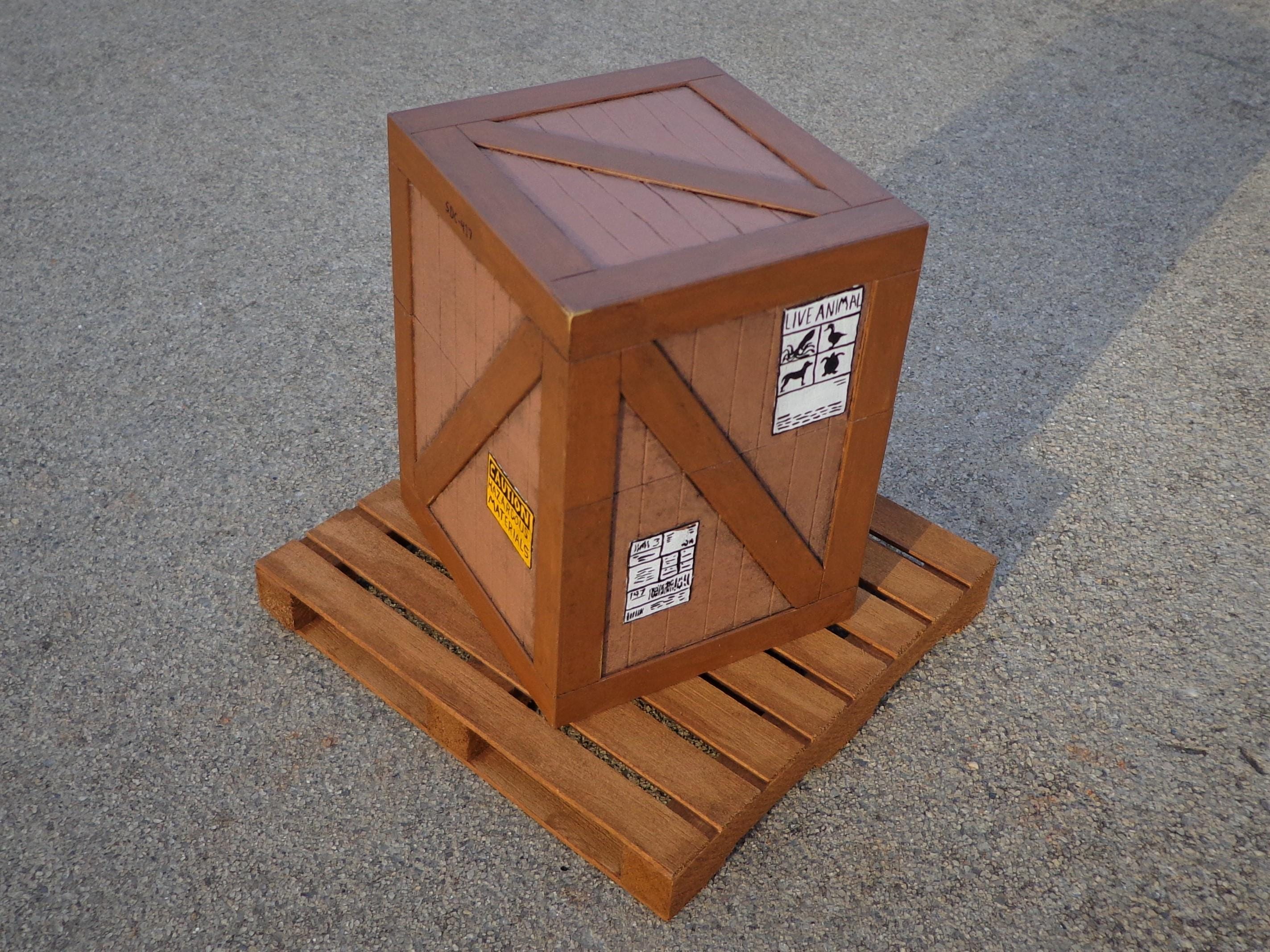 3D Printed MTG Shipping Crate Deck Box — Commander / EDH Deck Storage