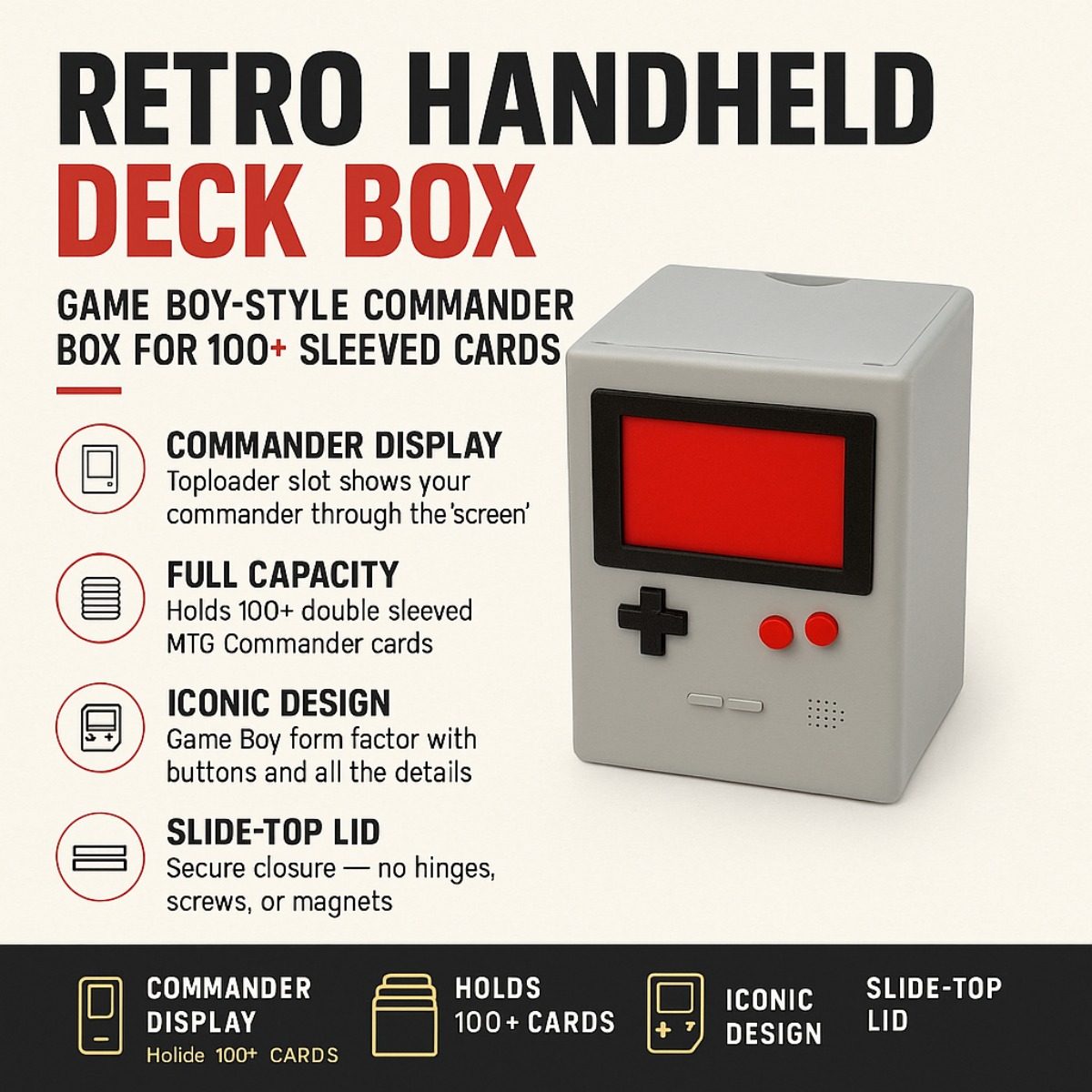 MTG Deck Boxes & Desk Toys for Commander Players