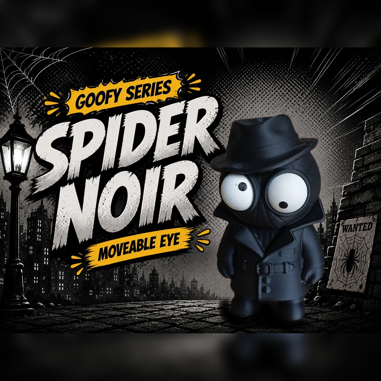 Goofy Series Special Edition 3D Printed Figure, Movable Eyes Desk Toy, Collectible Buddy angle 11
