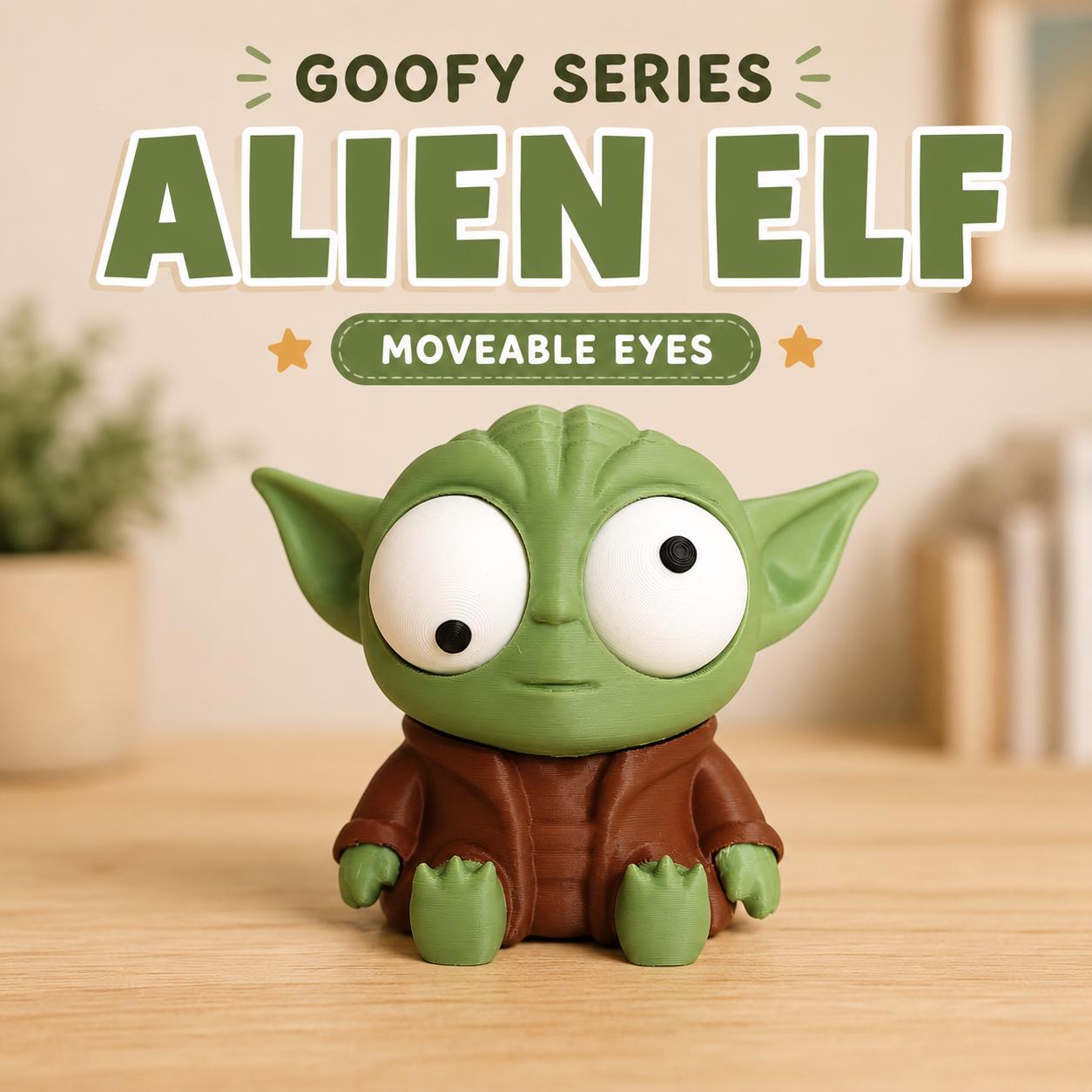 Goofy Series Special Edition 3D Printed Figure, Movable Eyes Desk Toy, Collectible Buddy angle 7