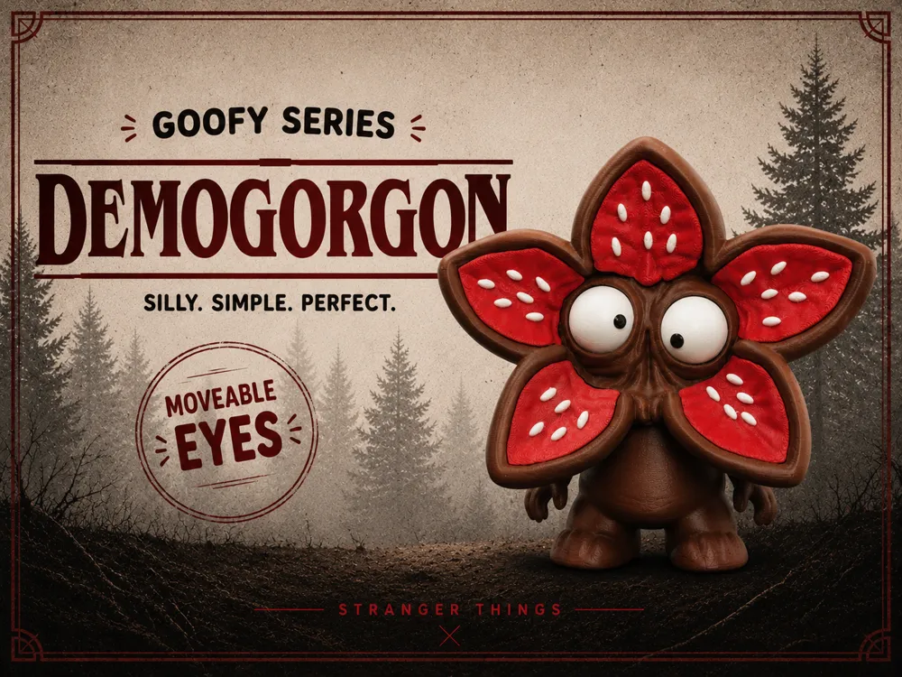 Goofy Series Special Edition 3D Printed Figure, Movable Eyes Desk Toy, Collectible Buddy angle 9