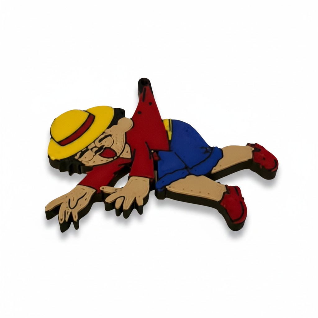 Louieish x Luffy Caricature Keychain angle 2