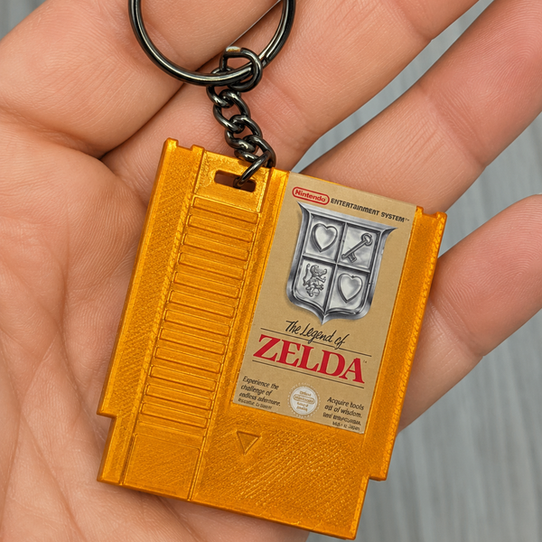Mini NES Cartridge NFC Keychain angle 3