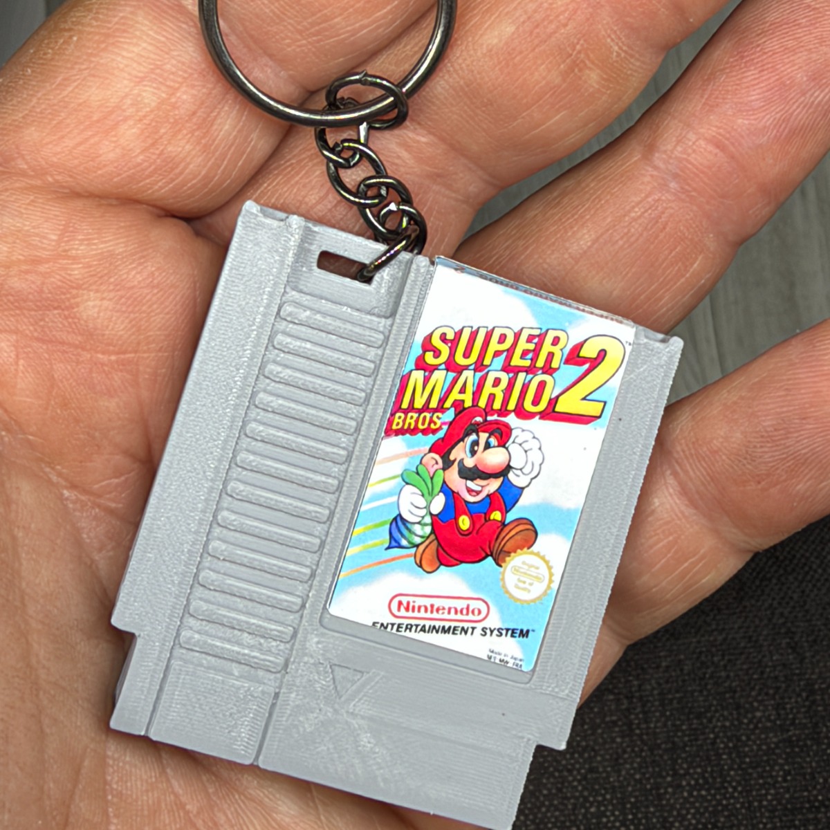 Mini NES Cartridge NFC Keychain angle 6