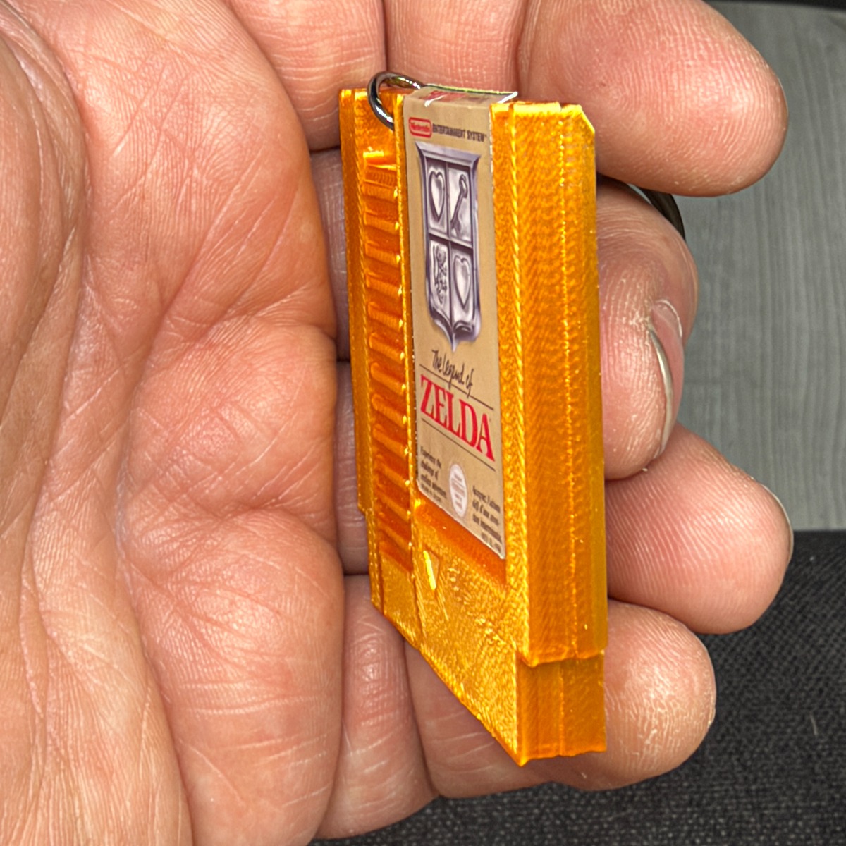 Mini NES Cartridge NFC Keychain angle 7