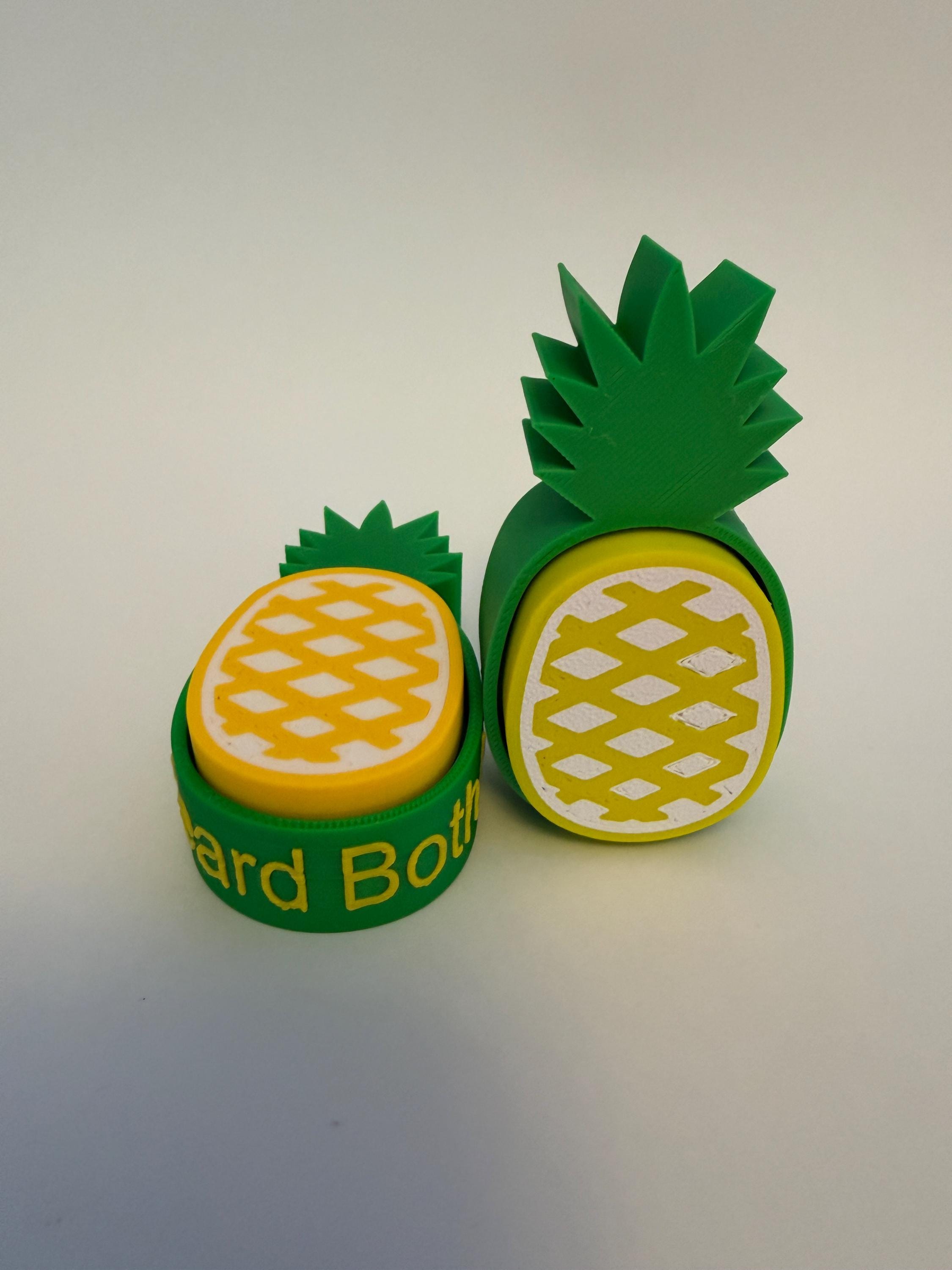 3D Printed Pineapple Fidget Clicker | Psych TV Show Fan Desk Toy